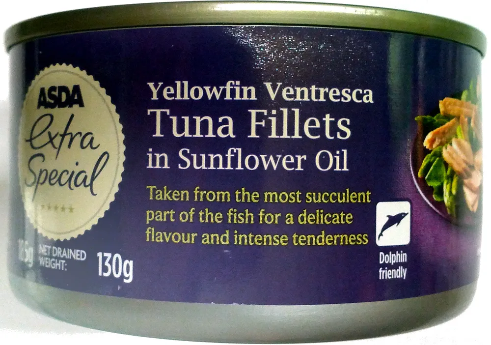 Yellowfin Ventresca Tuna Fillets in Sunflower Oil