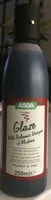 Glaze with balsmaic vinagre