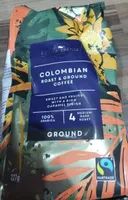 Colombian roast and ground coffee
