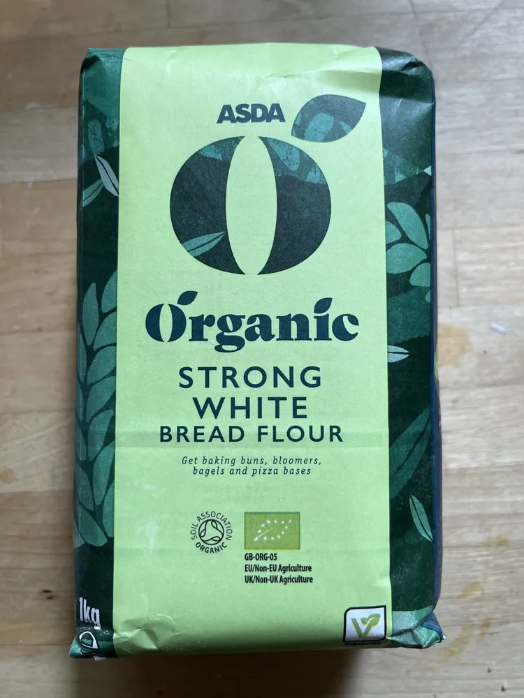 Organic strong white bread flour
