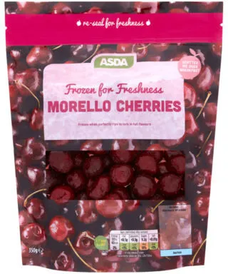 Frozen Morello cherries