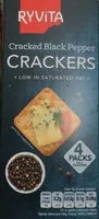 Ryvita Cracker For Cheese Black Pepper 175G