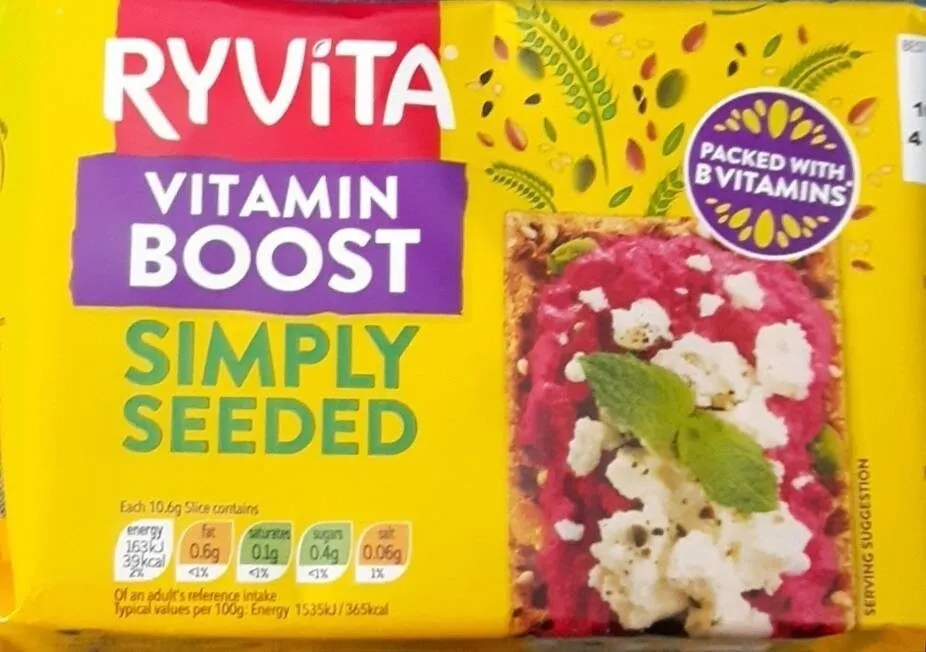Rye Crispbreads with added calcium and B vitamins