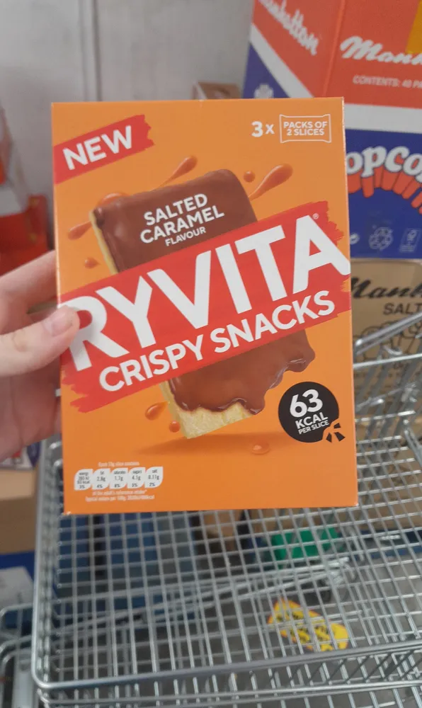 Salted Caramel Ryvita Crispy Snacks