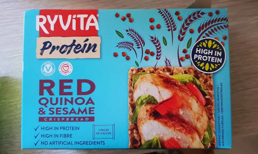 Red quinoa & sesame Crispbread