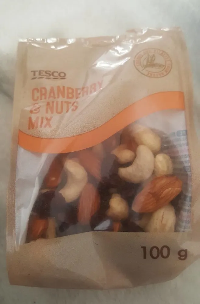 Cranberry & nuts mix
