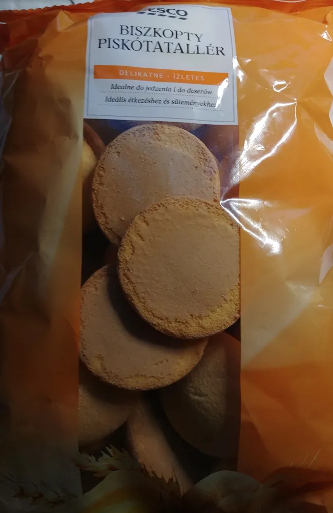 Biszkopty o smaku waniliowym.