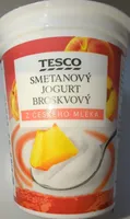 Smetanový jogurt broskvový
