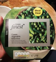 Green vegetables selection