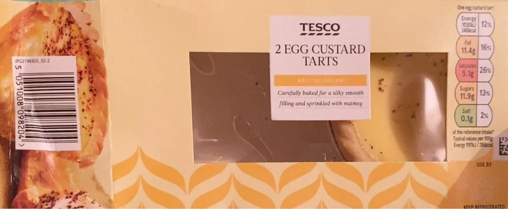 Egg custard tarts