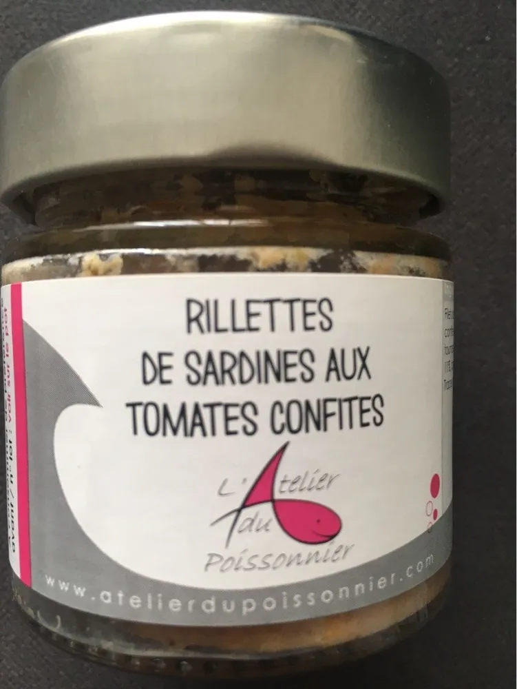 Rillettes de sardines aux tomates confites