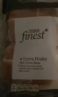 4 Extra Fruity Hot Cross Buns