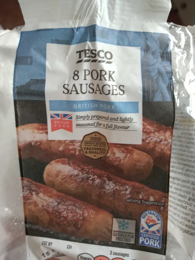 8 British Pork Sausages