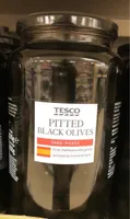 Pitted black olives