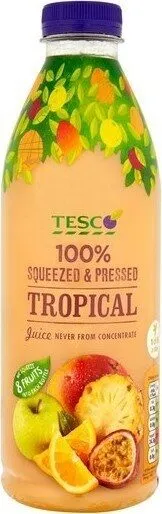 Squeezed And Pressed Tropical Juice Not From Concentrate