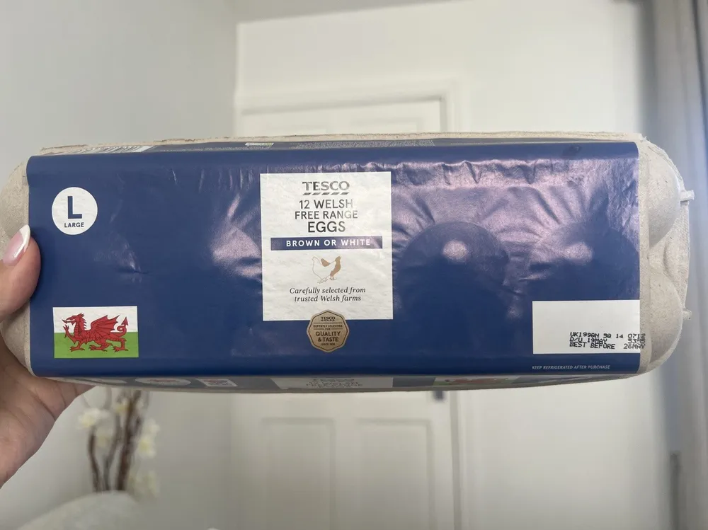 12 Welsh Free Range Eggs Large