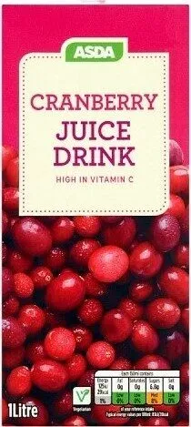 Cranberry Juice Drink 1 Litre