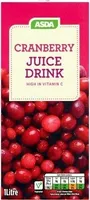 Cranberry Juice Drink 1 Litre