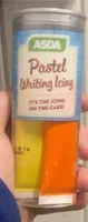 Pastel writing icing