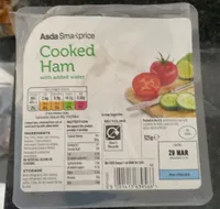 COOKED HAM with added water JUST ESSENTIALS by ASD