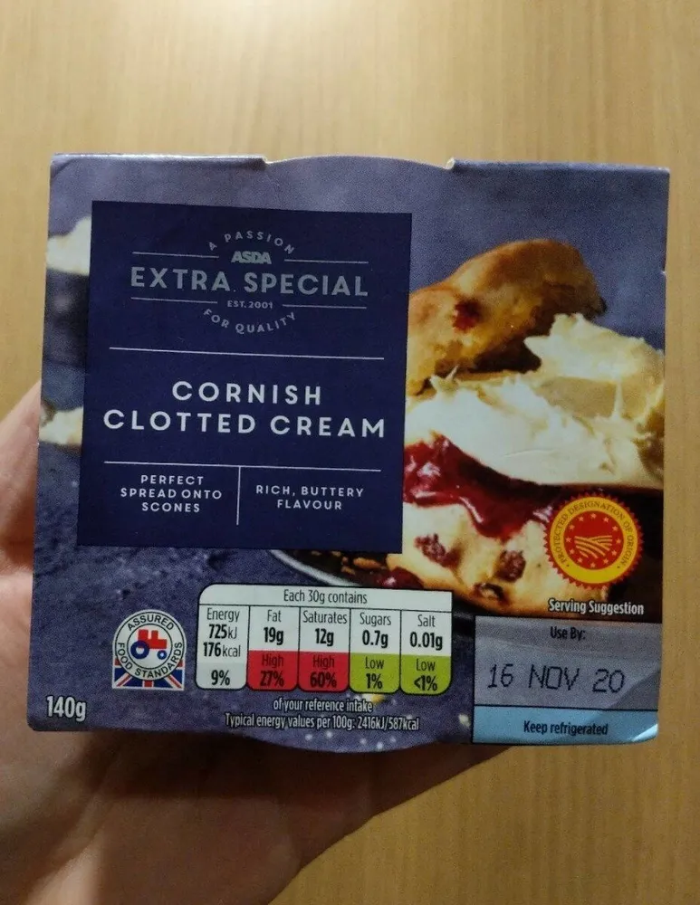 Cornish clotted cream