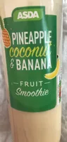 Pineapple, Coconut & Banana Fruit Smoothie