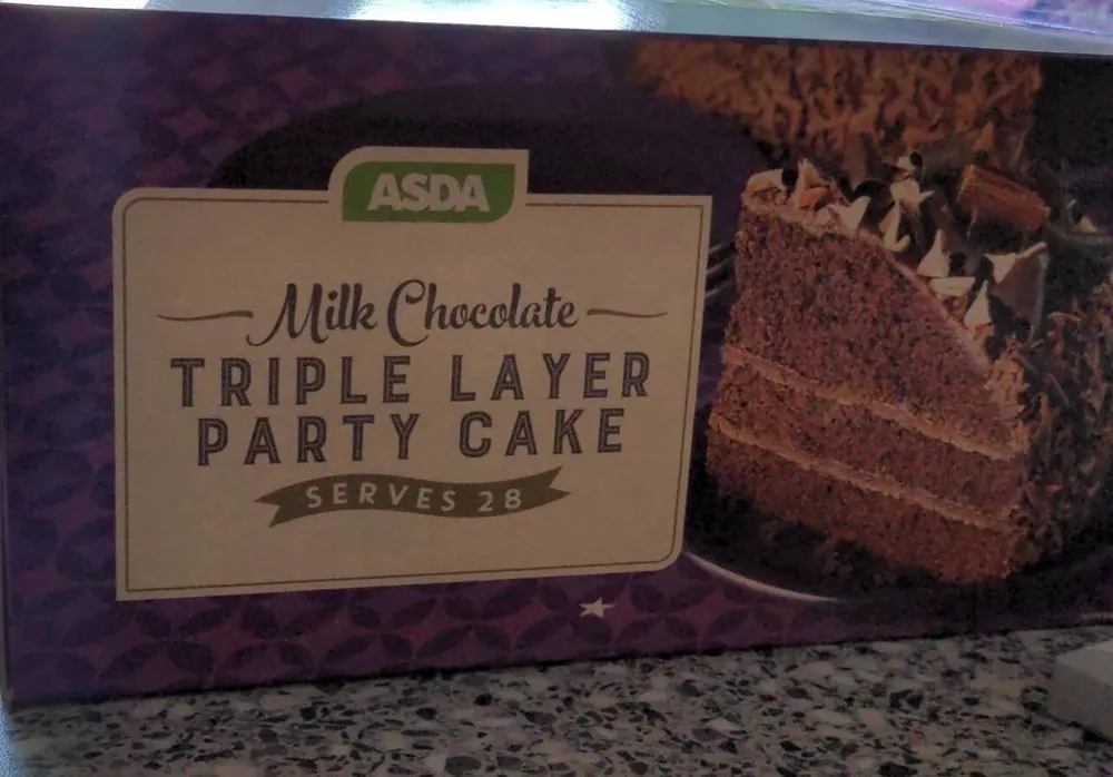 triple layer party cake