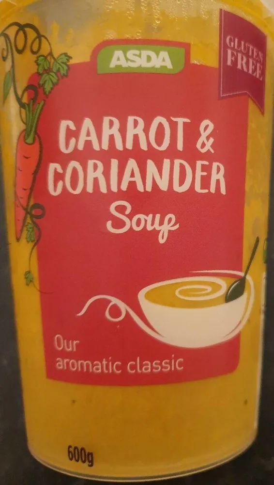 Carrot & coriander soup