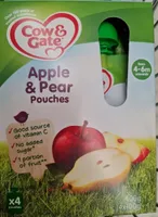 Cow & gate apple& pear pouches
