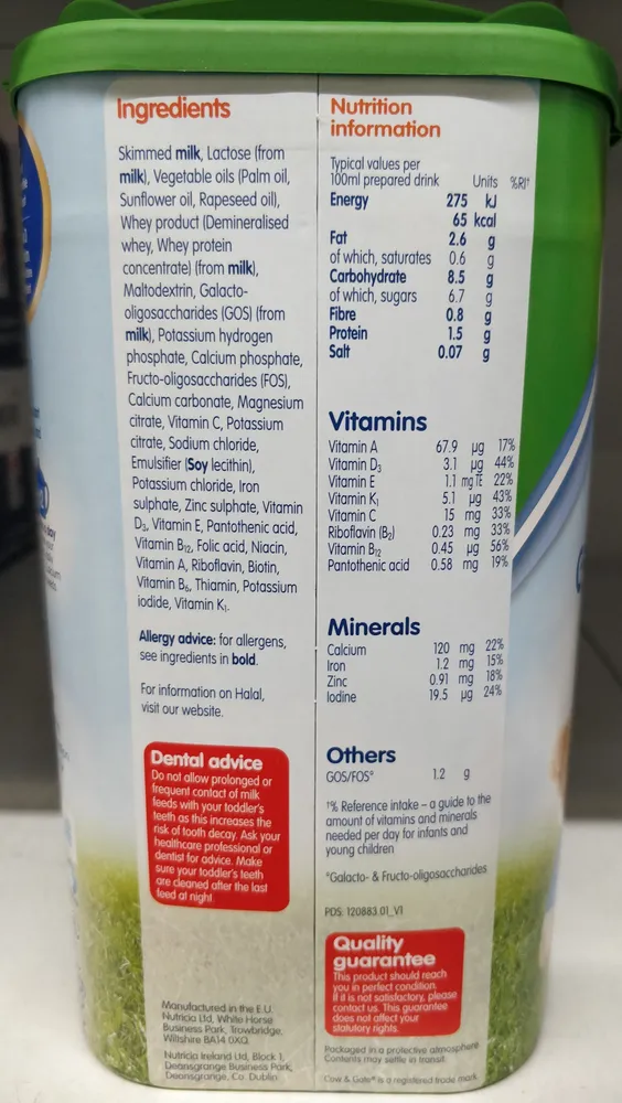 Gate 3 Growing Up Milk Formula