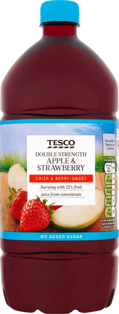 Double strength apple & strawberry