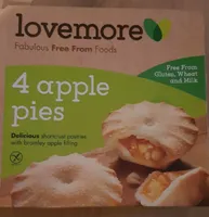 4 Apple pies