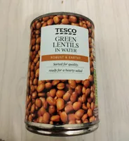 Green Lentils in Water