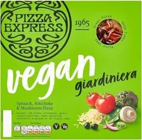 Vegan Giardiniera Spinach, Artichoke & Mushroom Pizza