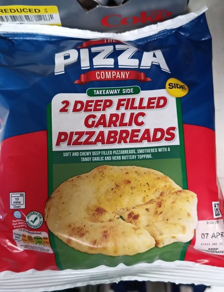 Deep Filled Garlic Pizza Breads