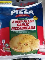 Deep Filled Garlic Pizza Breads