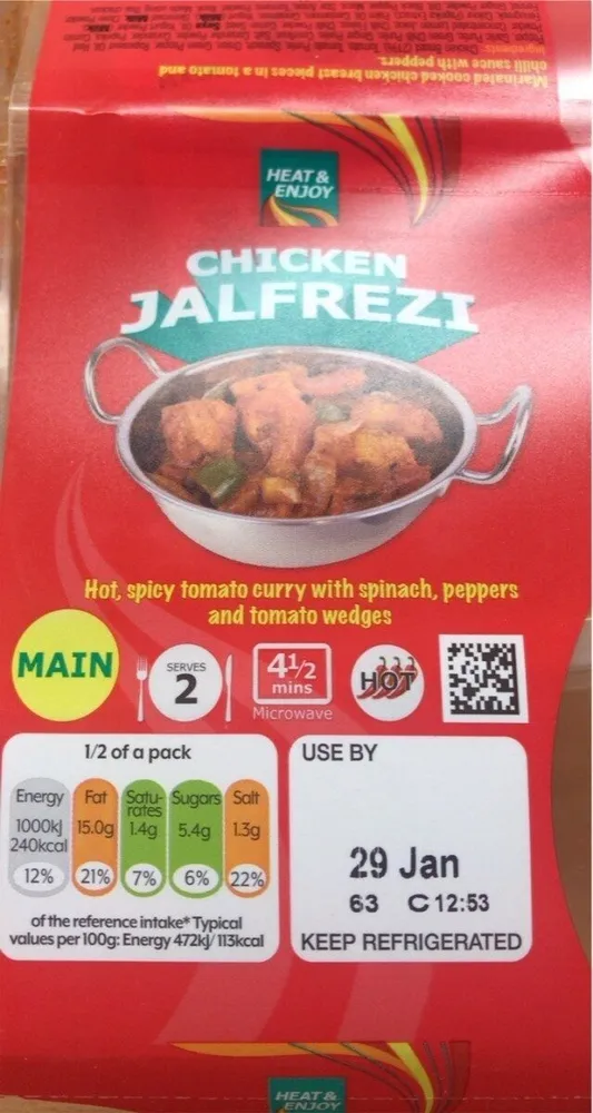 Chicken jalfrezi