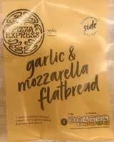 Garlic mozzarella flatbread
