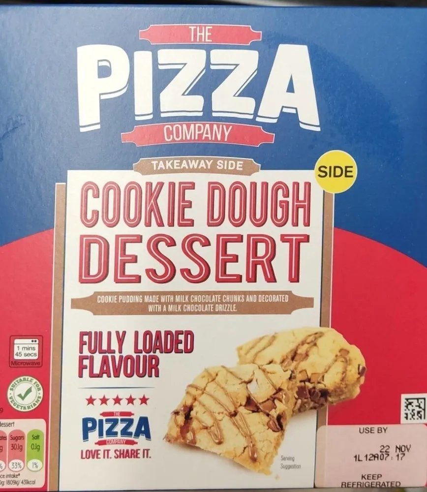 Cookie dough desert