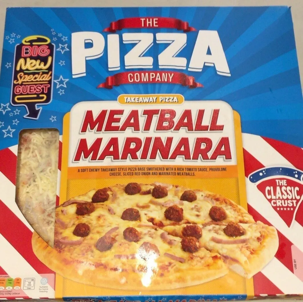 Meatball Marinara pizza