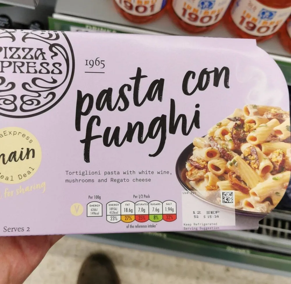 Pasta con funghi