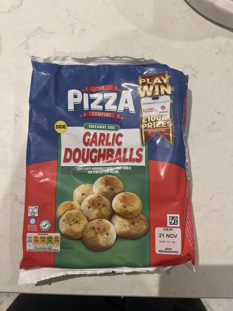 The Pizza Company Garlic Doughballs