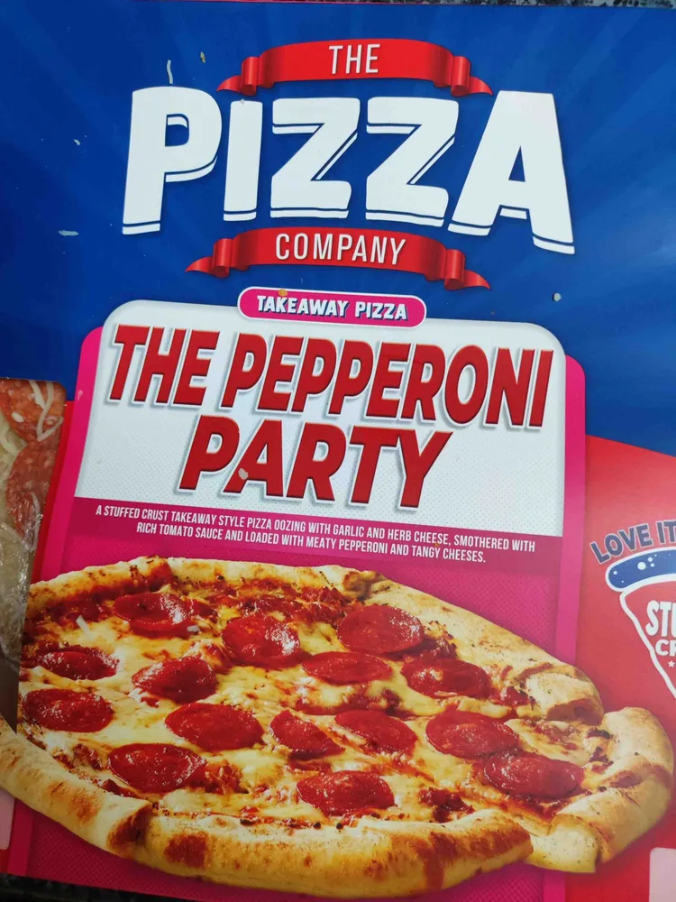 The Pizza Company pepperoni pizza stuffed crust