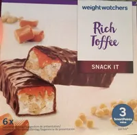 Weight Watchers Riegel Rich Toffee