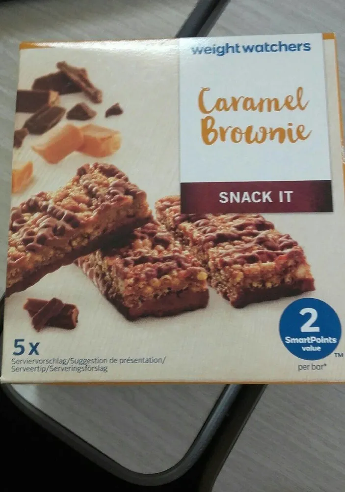 Barre caramel brownie