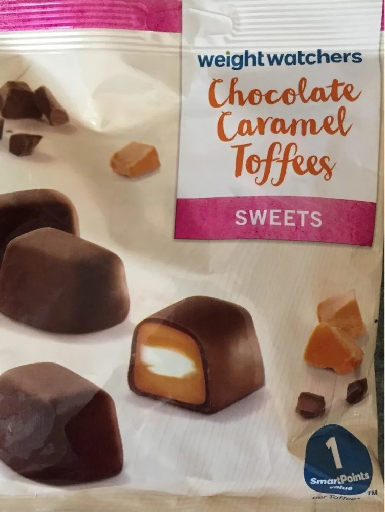 Chocolate caramel toffees