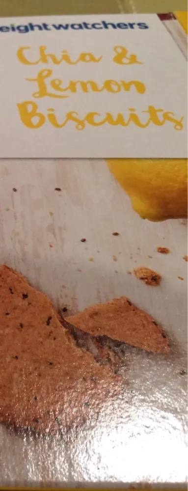 Chia & lemon biscuits