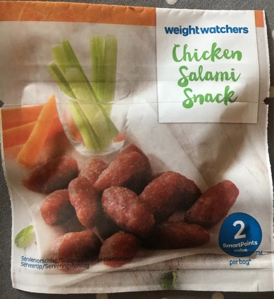 Chicken salami snack