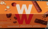 Hazelnut chocolate sticks