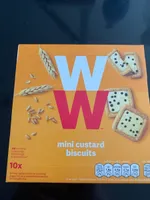 Mini custard biscuits